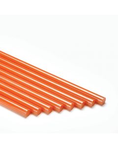 Orange Hot Melt Glue Sticks - 12mm x 200mm