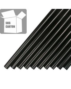 7718-12-250 - Black Polyamide Glue Sticks - 12mm - 5KG